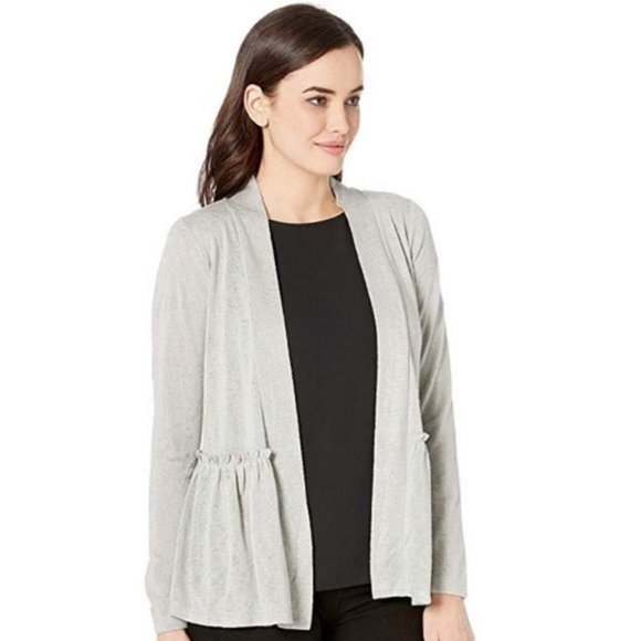bobeau open front cardigan
